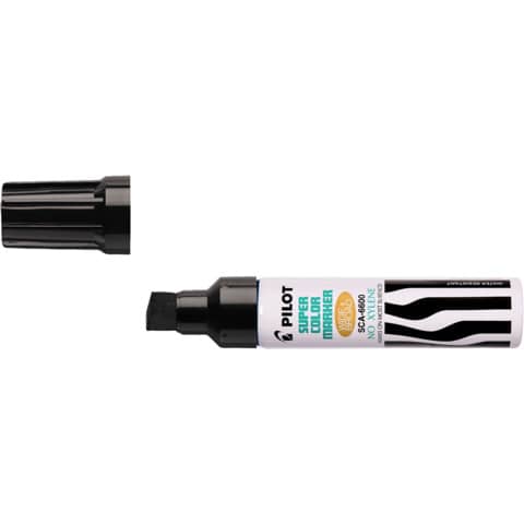 Marcatore punta a scalpello Pilot SCA maxi 6600 3-12,5 mm nero 002432